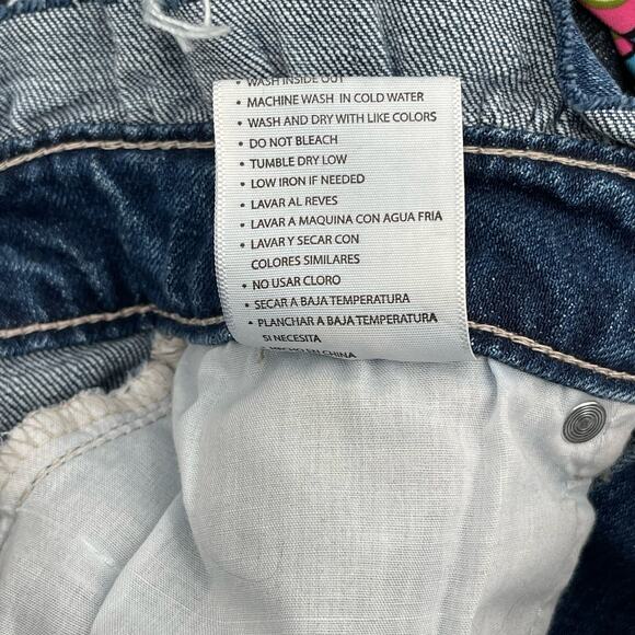 KanCan Sz 5 26 Jean Shorts High Rise Paper Bag Waist Raw Hem Stretch NWT - Picture 6 of 6